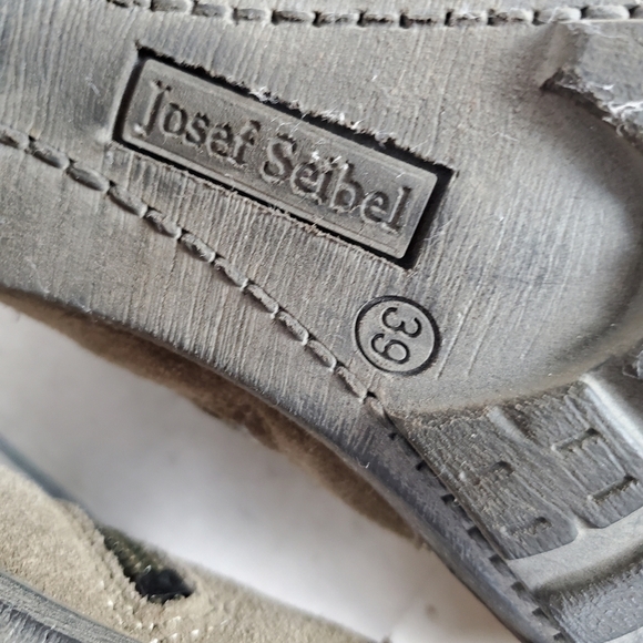 Josef Seibel Harness Sage Green Ankle Boots Size 39/8-8.5 Festival Cowgirl - Picture 15 of 16